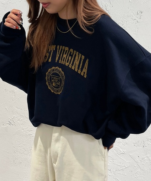 apres jour mignon(アプレジュールミニョン)の「アソートスウェット【ZOZOTOWN限定アイテム】(スウェット・レディース・ナチュラル/杢グレー/その他/クリーム/ピンク/ネイビー/アイボリー/ベージュ系その他2/ベージュ系その他・フリー/X-LARGE)」の7枚目の写真