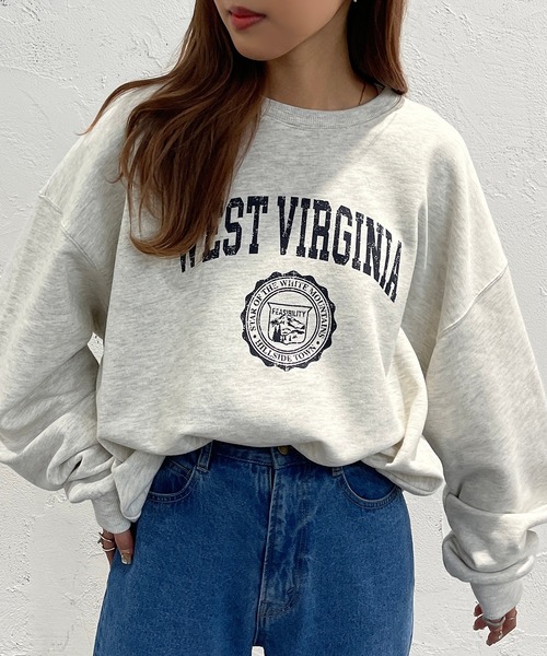 apres jour mignon(アプレジュールミニョン)の「アソートスウェット【ZOZOTOWN限定アイテム】(スウェット・レディース・ナチュラル/杢グレー/その他/クリーム/ピンク/ネイビー/アイボリー/ベージュ系その他2/ベージュ系その他・フリー/X-LARGE)」の6枚目の写真