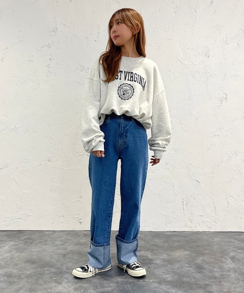 apres jour mignon(アプレジュールミニョン)の「アソートスウェット【ZOZOTOWN限定アイテム】(スウェット・レディース・ナチュラル/杢グレー/その他/クリーム/ピンク/ネイビー/アイボリー/ベージュ系その他2/ベージュ系その他・フリー/X-LARGE)」の15枚目の写真