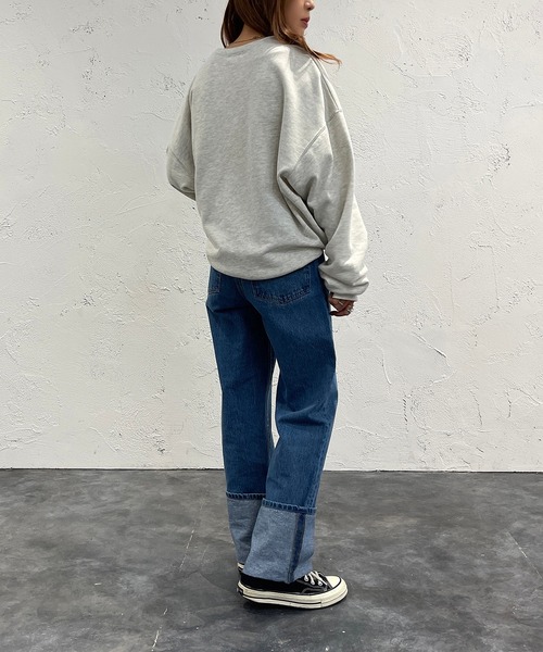 apres jour mignon(アプレジュールミニョン)の「アソートスウェット【ZOZOTOWN限定アイテム】(スウェット・レディース・ナチュラル/杢グレー/その他/クリーム/ピンク/ネイビー/アイボリー/ベージュ系その他2/ベージュ系その他・フリー/X-LARGE)」の16枚目の写真