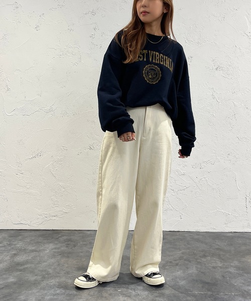 apres jour mignon(アプレジュールミニョン)の「アソートスウェット【ZOZOTOWN限定アイテム】(スウェット・レディース・ナチュラル/杢グレー/その他/クリーム/ピンク/ネイビー/アイボリー/ベージュ系その他2/ベージュ系その他・フリー/X-LARGE)」の21枚目の写真