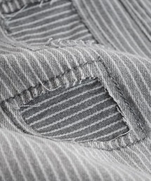 専用です。45R シャツワンピース ヒッコリーストライプ柄　120cm丈 e-zakkamania stores（イーザッカマニアストアーズ）の