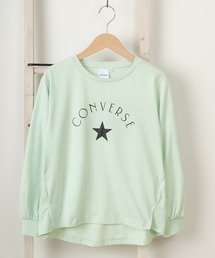 CONVERSE（コンバース）の「【CONVERSE/コンバース】ビッグシルエット 裾ラウンド ラバープリント バックプリント キッズ長袖リブTシャツ/【140ｃｍ-160ｃｍ】（Tシャツ/カットソー・キッズ）」