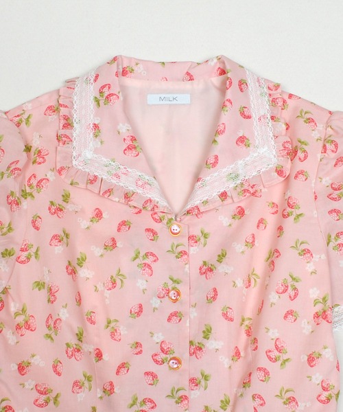 【美品】　MILK　パールカクテルドレス　ミルク　2010年　春物　日本製 MILK（ミルク）の「ホワイト Bird doll（ドレス）」 - WEAR