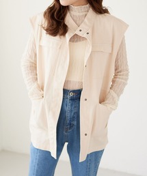 Heather | 4ポケットユルジレ  275422(ベスト)