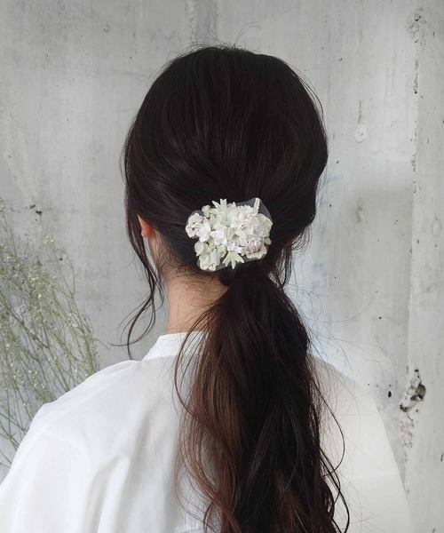 m.soeur(エムスール)の「クララとランタナのコサージュ*(ブローチ/コサージュ・レディース・ピンク/グリーン・FREE)」の5枚目の写真