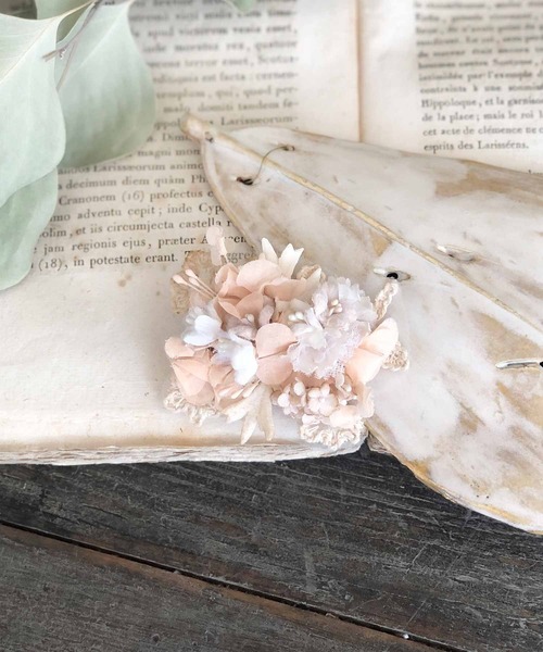 m.soeur(エムスール)の「クララとランタナのコサージュ*(ブローチ/コサージュ・レディース・ピンク/グリーン・FREE)」の9枚目の写真