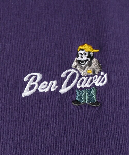 BEN DAVIS(ベンデイビス)の「【BEN DAVIS/ベンデイビス】 GORILLA EMB TEE/バックプリントTシャツ/ワンポイントロゴTシャツ/ユニセックス(Tシャツ/カットソー・レディース・ホワイト/チャコールグレー/ベージュ/パープル/グリーン・SMALL/MEDIUM/LARGE/X-LARGE)」の11枚目の写真