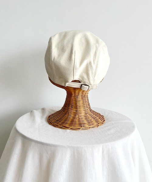 CANAL JEAN（キャナルジーン）の「El mar(エルマール) ツイルハンチング（ハンチング/ベレー帽・レディース・アイボリー/ブラック・ONE SIZE）」の10枚目の写真