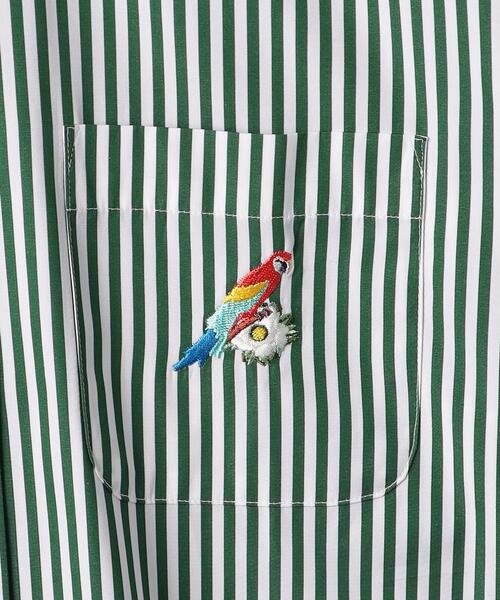 Drole De Monsieur(ドロール ド ムッシュ)の「<DROLE DE MONSIEUR> STRIPE SHIRT/シャツ(シャツ/ブラウス・メンズ・ダークグリーン・M/S)」の6枚目の写真