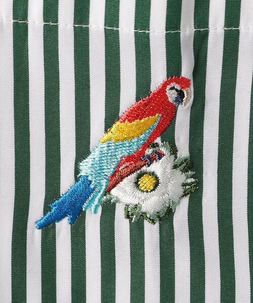 Drole De Monsieur(ドロール ド ムッシュ)の「<DROLE DE MONSIEUR> STRIPE SHIRT/シャツ(シャツ/ブラウス・メンズ・ダークグリーン・M/S)」の7枚目の写真