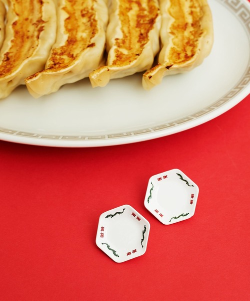 I am I in fact...（アイアムアイインファクト）の「THANK YOU RESTAURANT お皿 ピアス／イヤリング（ピアス（両耳用）・レディース・ホワイト/ホワイト系その他・FREE）」の18枚目の写真