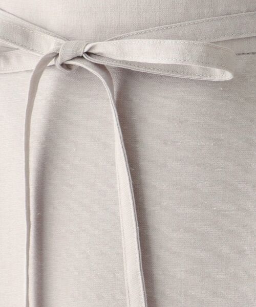 index（インデックス）の「◆リネン混ラップフレアスカート【WEB限定サイズ】（スカート・レディース・ライトグレー/グリーン/ライトオレンジ系・40/42/36/38）」の15枚目の写真