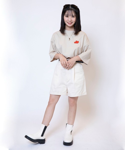 WEGO(ウィゴー)の「∴WEGO/ABEMA「今日、好きになりました。」ZOZOオリジナルBIG Tシャツ(Tシャツ/カットソー・メンズ・ホワイト/ブラック/ベージュ・FREE)」の16枚目の写真
