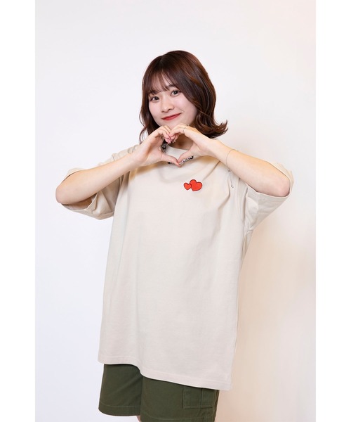 WEGO(ウィゴー)の「∴WEGO/ABEMA「今日、好きになりました。」ZOZOオリジナルBIG Tシャツ(Tシャツ/カットソー・メンズ・ホワイト/ブラック/ベージュ・FREE)」の20枚目の写真