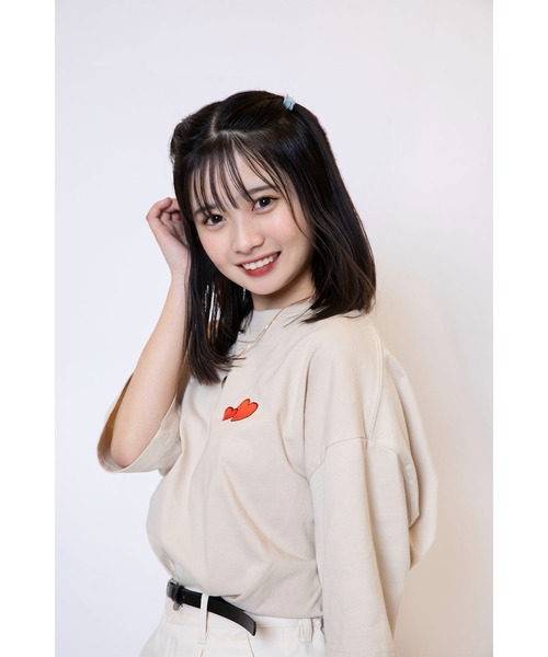 WEGO(ウィゴー)の「∴WEGO/ABEMA「今日、好きになりました。」ZOZOオリジナルBIG Tシャツ(Tシャツ/カットソー・メンズ・ホワイト/ブラック/ベージュ・FREE)」の8枚目の写真