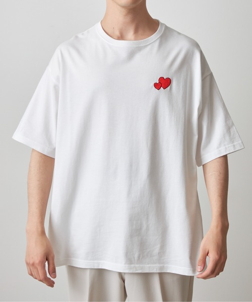 WEGO(ウィゴー)の「∴WEGO/ABEMA「今日、好きになりました。」ZOZOオリジナルBIG Tシャツ(Tシャツ/カットソー・メンズ・ホワイト/ブラック/ベージュ・FREE)」の22枚目の写真