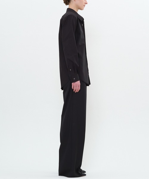 DRESSEDUNDRESSED(ドレスドアンドレスド)の「Layered Shirt(シャツ/ブラウス・メンズ・ブラック/ホワイト/サックスブルー・3/2/4)」の5枚目の写真
