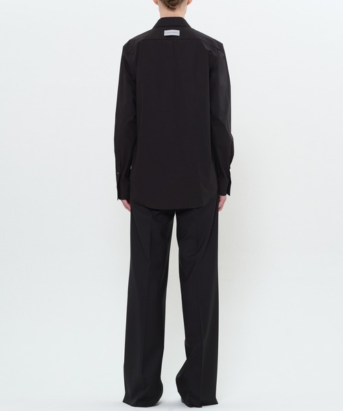 DRESSEDUNDRESSED(ドレスドアンドレスド)の「Layered Shirt(シャツ/ブラウス・メンズ・ブラック/ホワイト/サックスブルー・3/2/4)」の6枚目の写真