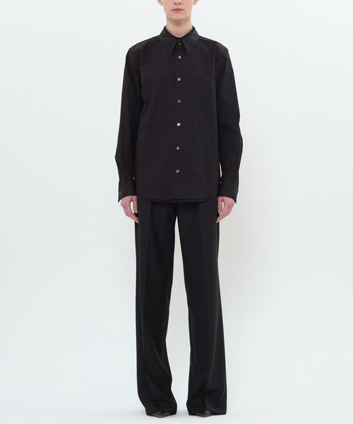 DRESSEDUNDRESSED(ドレスドアンドレスド)の「Layered Shirt(シャツ/ブラウス・メンズ・ブラック/ホワイト/サックスブルー・3/2/4)」の7枚目の写真