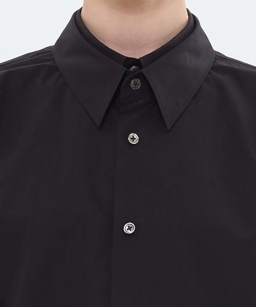 DRESSEDUNDRESSED(ドレスドアンドレスド)の「Layered Shirt(シャツ/ブラウス・メンズ・ブラック/ホワイト/サックスブルー・3/2/4)」の9枚目の写真