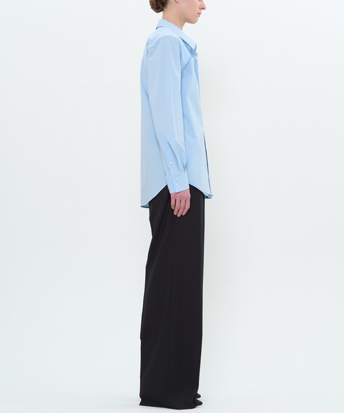 DRESSEDUNDRESSED(ドレスドアンドレスド)の「Layered Shirt(シャツ/ブラウス・メンズ・ブラック/ホワイト/サックスブルー・3/2/4)」の12枚目の写真
