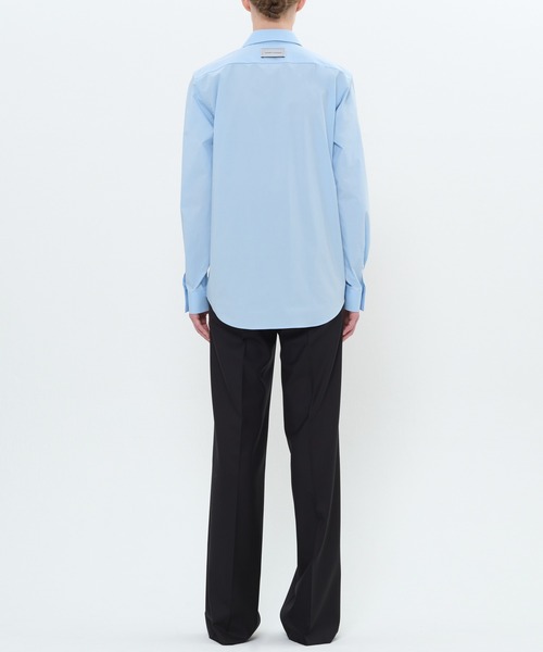 DRESSEDUNDRESSED(ドレスドアンドレスド)の「Layered Shirt(シャツ/ブラウス・メンズ・ブラック/ホワイト/サックスブルー・3/2/4)」の13枚目の写真