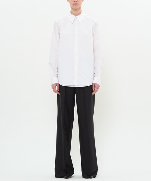 DRESSEDUNDRESSED(ドレスドアンドレスド)の「Layered Shirt(シャツ/ブラウス・メンズ・ブラック/ホワイト/サックスブルー・3/2/4)」の21枚目の写真
