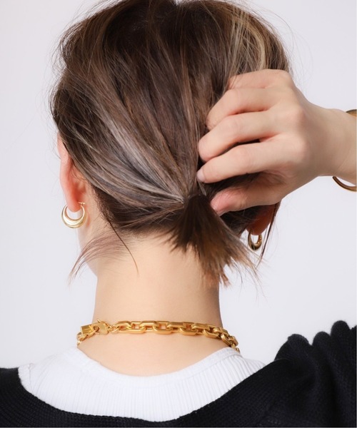 Deuxieme Classe(ドゥーズィエムクラス)の「【LAVER/ラバー】 MOON ピアス ゴールド(ピアス(両耳用)・レディース・ゴールド・FREE)」の4枚目の写真
