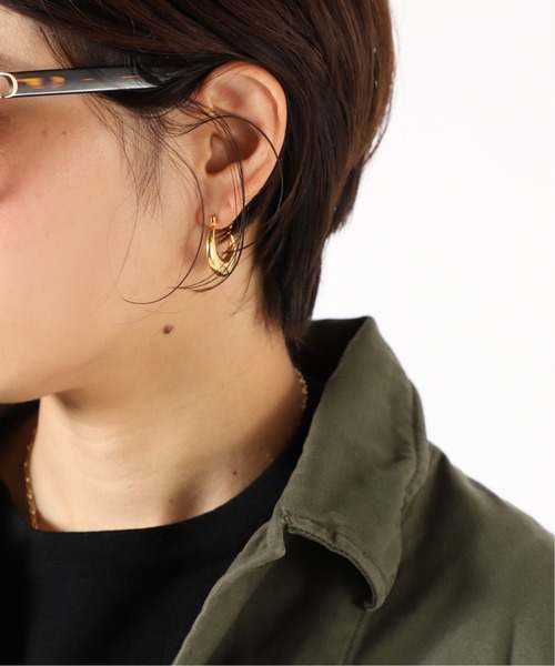 Deuxieme Classe(ドゥーズィエムクラス)の「【LAVER/ラバー】 MOON ピアス ゴールド(ピアス(両耳用)・レディース・ゴールド・FREE)」の14枚目の写真