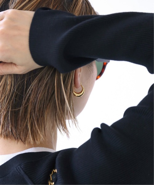 Deuxieme Classe(ドゥーズィエムクラス)の「【LAVER/ラバー】 MOON ピアス ゴールド(ピアス(両耳用)・レディース・ゴールド・FREE)」の16枚目の写真