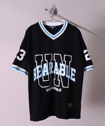 BAYBLO | 【ユニセックス】UNBEARABLE ライン リブ Tシャツ(SB)(Tシャツ/カットソー)