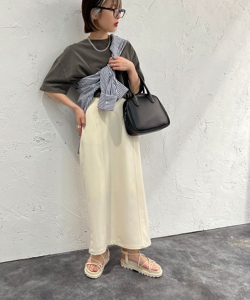 apres jour mignon（アプレジュールミニョン）の「ピグメント加工Tシャツ【ZOZOTOWN限定アイテム】（Tシャツ/カットソー・レディース・ブルー/ブラック/ピンク・フリー/X-LARGE）」の10枚目の写真