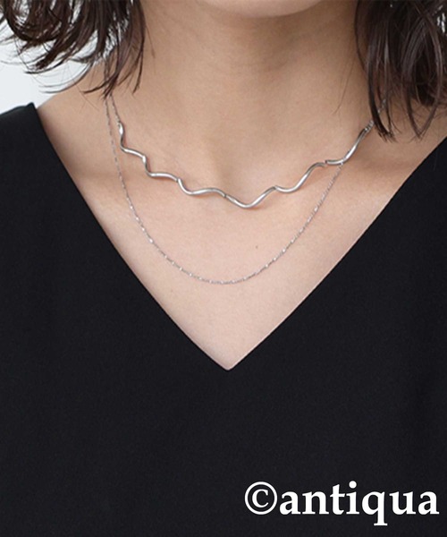 antiqua(アンティカ)の「刺繍デザイントップス(Tシャツ/カットソー・レディース・ブラック・FREE)」の14枚目の写真