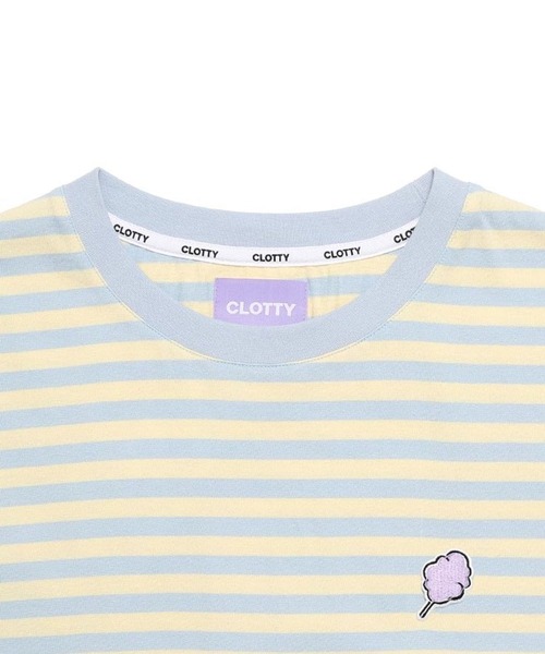 CLOTTY（クロッティ）の「CLOTTY／SMALL CCストライプT 2276415（Tシャツ/カットソー）」 - WEAR