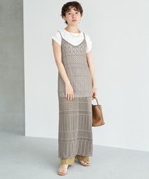 クロッシェ編キャミワンピース