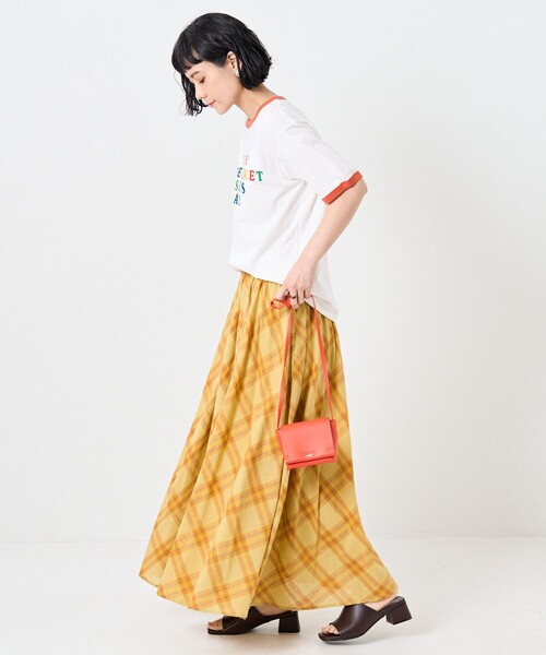 FREAK'S STORE（フリークスストア）の「フロッキーリンガーTEE（Tシャツ/カットソー・レディース・オフホワイト/イエロー/グリーン/その他9・ﾌﾘ-）」の9枚目の写真