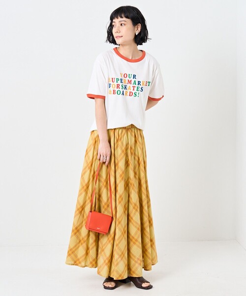 FREAK'S STORE（フリークスストア）の「フロッキーリンガーTEE（Tシャツ/カットソー・レディース・オフホワイト/イエロー/グリーン/その他9・ﾌﾘ-）」の20枚目の写真