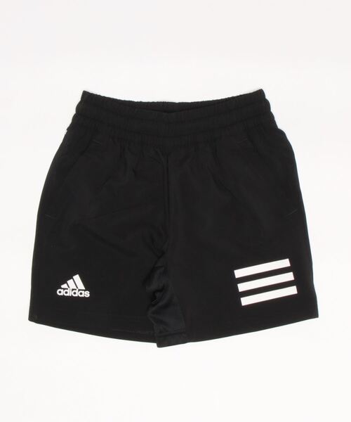 adidas（アディダス）の「《 adidas 》クラブ テニス 3ストライプス ショーツ JLO64（その他パンツ・キッズ・ブラック×ホワイト/ホワイト×ブラック・160/140/150/130）」の2枚目の写真