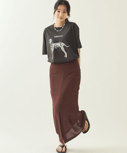 info. BEAUTY&YOUTH(インフォビューティアンドユース)の「【WEB限定】 <info. BEAUTY&YOUTH> ダルメシアン プリント クルーネック Tシャツ(Tシャツ/カットソー・メンズ・ホワイト/ブラック・S/M/L/XL)」の11枚目の写真