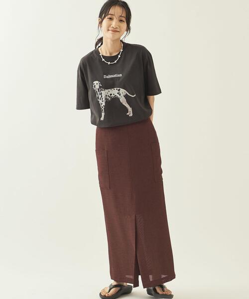 info. BEAUTY&YOUTH(インフォビューティアンドユース)の「【WEB限定】 <info. BEAUTY&YOUTH> ダルメシアン プリント クルーネック Tシャツ(Tシャツ/カットソー・メンズ・ホワイト/ブラック・S/M/L/XL)」の12枚目の写真