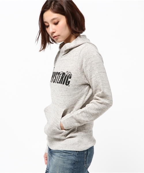HYSTERIC GLAMOUR(ヒステリックグラマー)の「CW/COLDICE LOGO pt PK(パーカー・レディース・ピンク/ネイビー/トップグレー・FREE)」の5枚目の写真