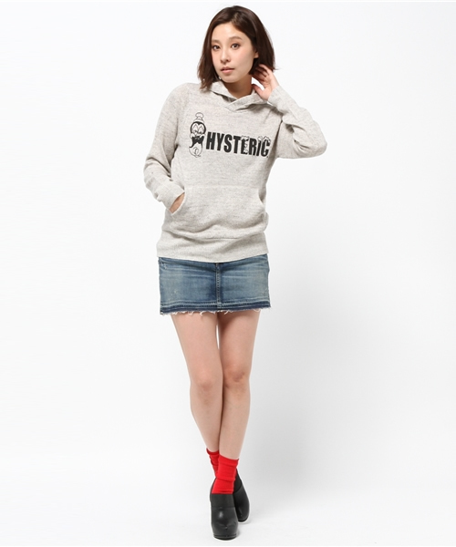 HYSTERIC GLAMOUR(ヒステリックグラマー)の「CW/COLDICE LOGO pt PK(パーカー・レディース・ピンク/ネイビー/トップグレー・FREE)」の7枚目の写真