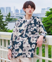 mimonal（ミモナル）の「フラワーオープンカラーシャツ（シャツ/ブラウス）」