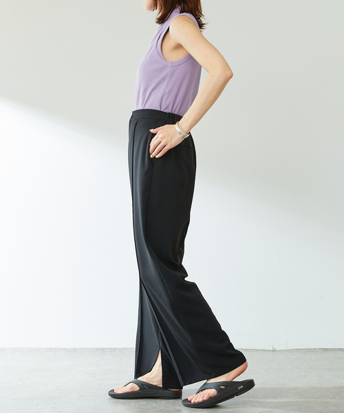 COLLAGE GALLARDAGALANTE（コラージュガリャルダガランテ）の「レイヤードタンクトップ（タンクトップ・レディース・ブラック/パープル・FREE）」の14枚目の写真