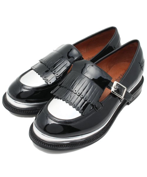 Jeffrey Campbell（ジェフリーキャンベル）の「Jeffrey Campbell　フリンジトラッドシューズ（その他シューズ・レディース・ブラック/ホワイト・37/36/38）」の2枚目の写真