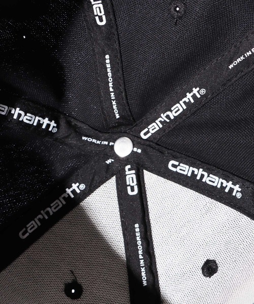Carhartt WIP（カーハートダブリューアイピー）の「Carhartt WIP/カーハートダブリューアイピー LOGO CAP ベースボールロゴキャップ（キャップ・メンズ・ネイビー/ブラック/ベージュ・ONE SIZE）」の11枚目の写真