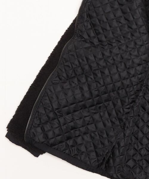 ROXY(ロキシー)の「ROXY/ロキシー ビッグシルエット/オーバーサイズ/無地ボアジャケット RZP224019(その他アウター・レディース・カーキ/ブラック/ベージュ/ホワイト・M/L)」の6枚目の写真