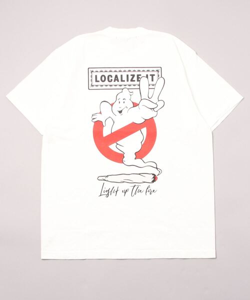 THE DAWN B（ダウンビー）の「【The Dawn B】SMOKING（Tシャツ/カットソー・メンズ・ホワイト/スミクロ・M/L/XL）」の4枚目の写真