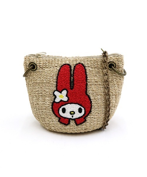 ACCOMMODE(アコモデ)の「【セット商品】SANRIO マイメロディかごバッグ2点セット(かごバッグ・レディース・A・FREE)」の8枚目の写真